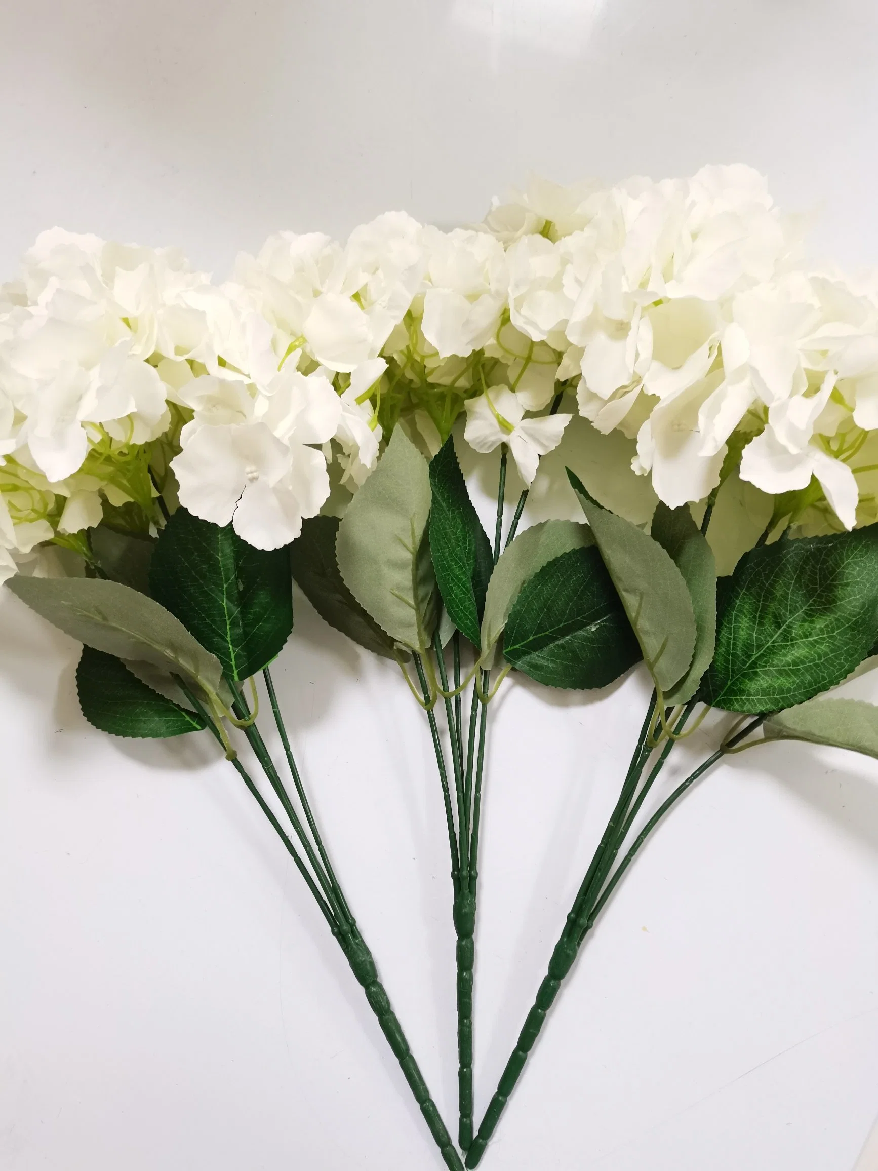 Hogar decoración de Boda Flor artificial de Hydrangea Blanca