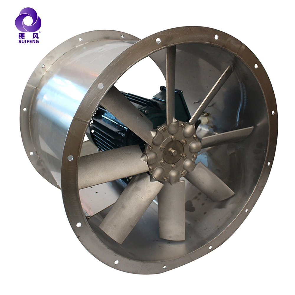 Ventilador axial industrial de motor dc silencioso para ventilación de refrigeración