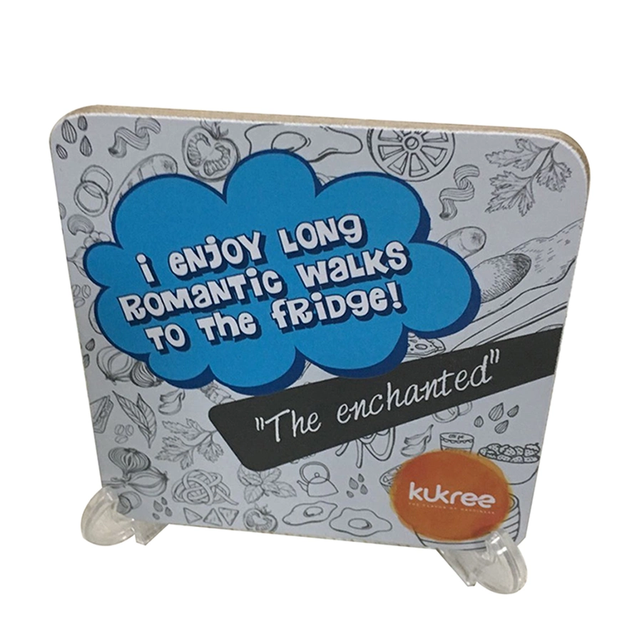 Company Business Promotional Items and Gifts - Custom Hardboard Coasters with Cork Backing