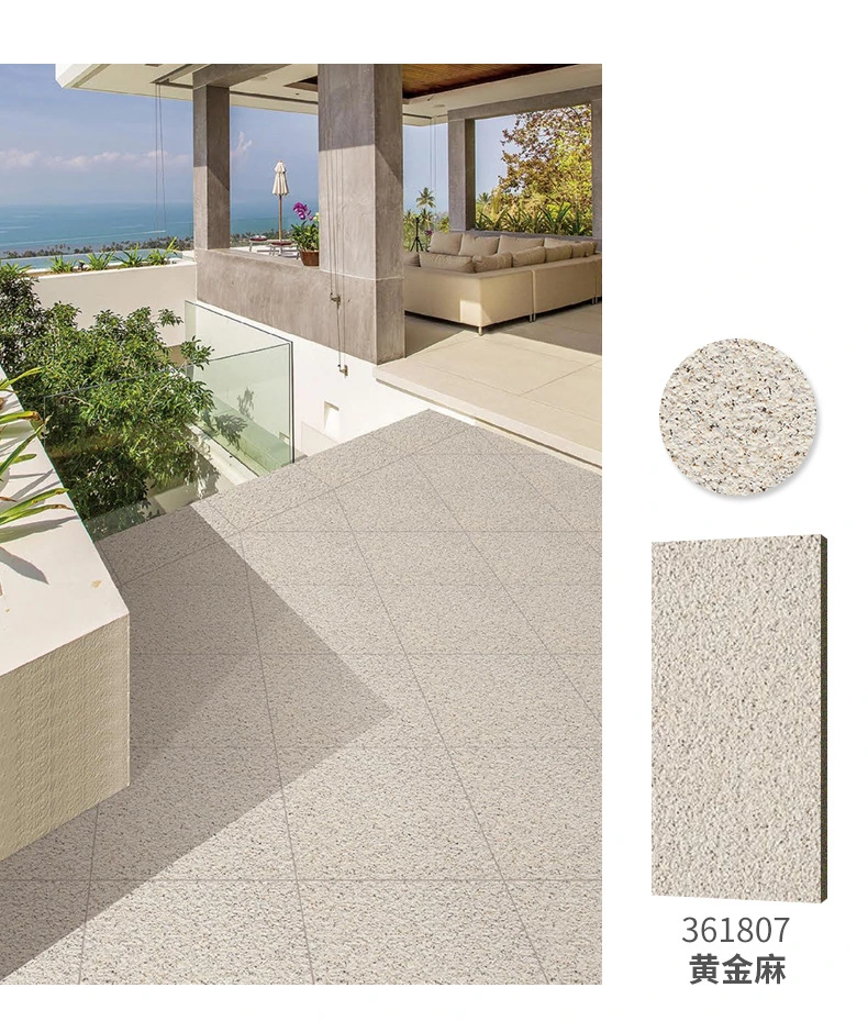 Pierres de pavage en granit artificiel carreaux de céramique sol / jardin Cour extérieure corps de pavés sol mural carreaux de granit 300x600mm Ls366