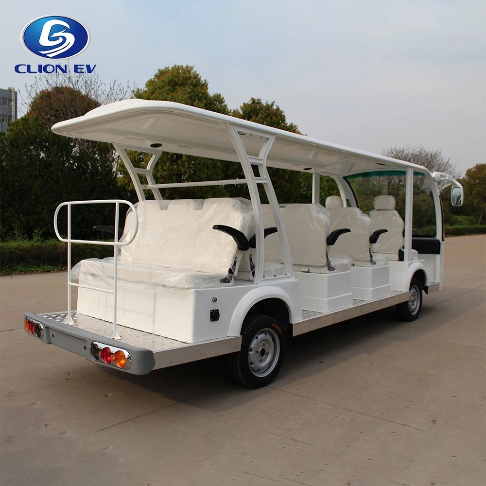 30km/H Scenic Spot Low Speed Electric 14 Passenger Sightseeing Shuttle Autobús