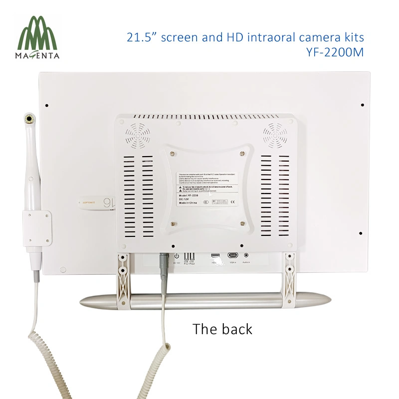22-дюймовый стоматологическая WiFi Белый Монитор камеры полости рта Dental монитор перорального камера с разрешением VGA и HDMI