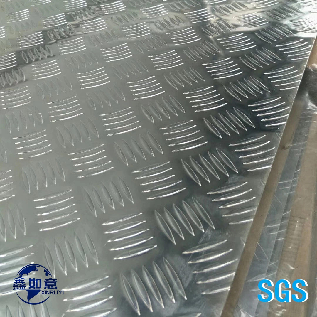 High Strength Checkered Embossed Ribbed 1060 Temper O Al99.6 Alloy Aluminum Sheet for Chemical Equipment / Electronic Devices