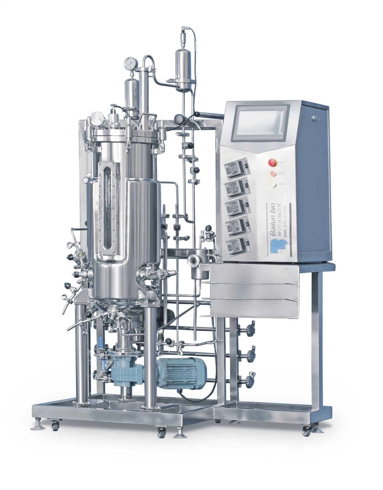 Brewing Equipment Bacteria Fermenter Denitrifying Vaccine Bioreactors for Treatment of Tile Drainage Stirred Tank Reactor Mixing Tanks with Agitator Automatic.