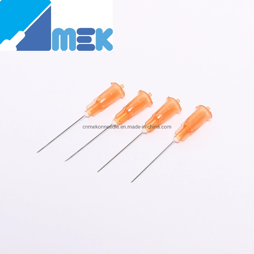 Low Residual Hypodermic Needle for Syringes 14G-33G