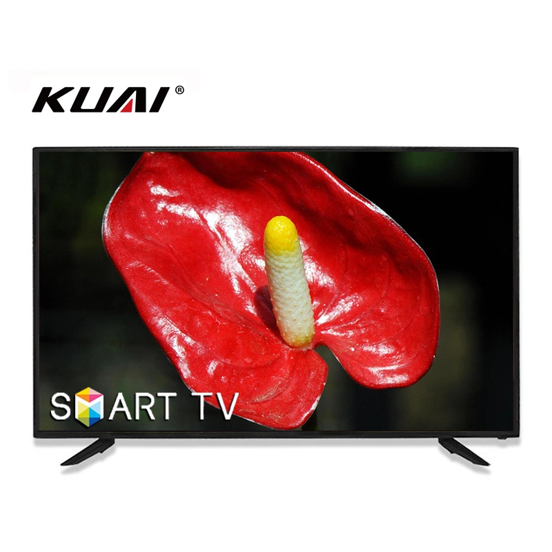 Panel TV Factory Wholesale 65" 85'' Inch LED Digital TV Android Smart TV 4K Tempered Thin Televisions