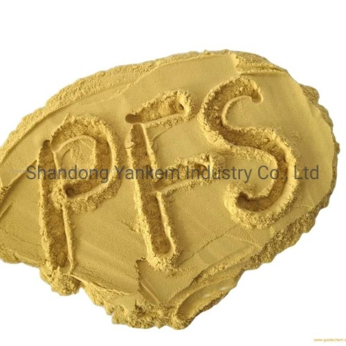 Poly sulfato férrico coagulante //PFS/inorgánicos /Sales de Hierro
