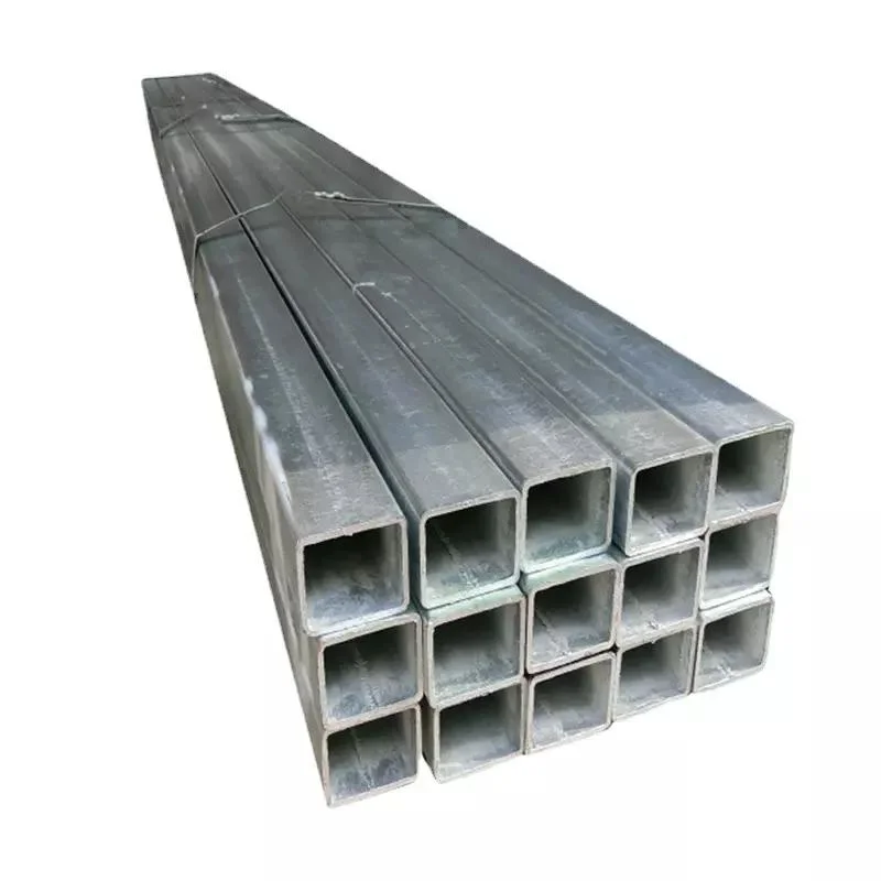 Hot DIP Galvanized Square Steel Tubes Hollow Section Weld Steel Pipe Used for Greenhouse