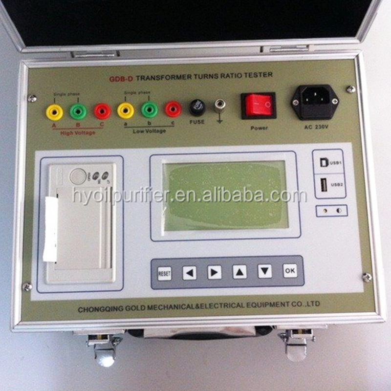 Automatic Turns Ratio TTR Tester for Z-Winding and High Zero-Load Current Transformer