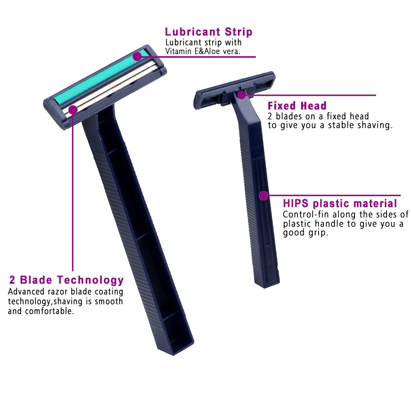 Stainless Stee Blade Twin Blade Razor Disposable Razor