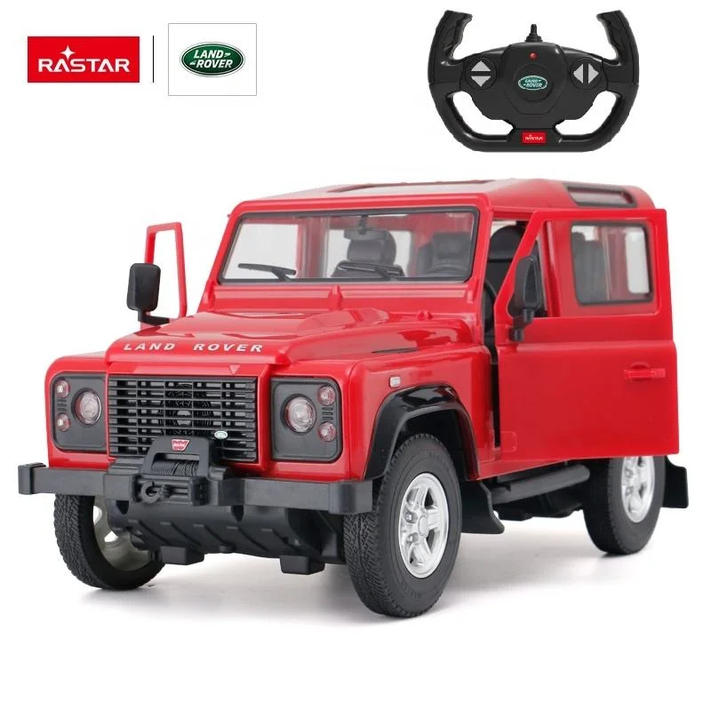 2.4G Rastar RC Car 1: 14 Scale Land Rover Defender 4X4 Buggy Truck RC Car with 4CH Car Toys for Kids and Adults Doors Openable