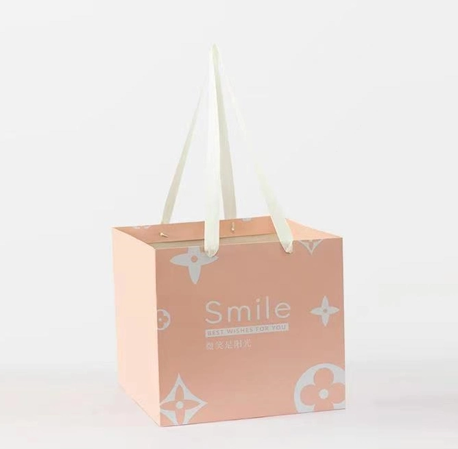 Черная модная бумага Shopping Bag for Valentine Love Gifts with Обработка принять настройку