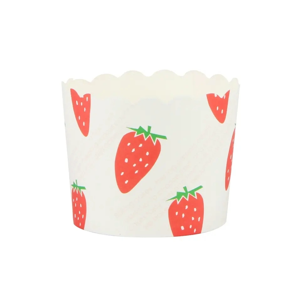 Wholesale/Supplier Disposable Customize Logo Printed Cupcake Liners Food Bread Container Paper Cake Takeaway Package Cup