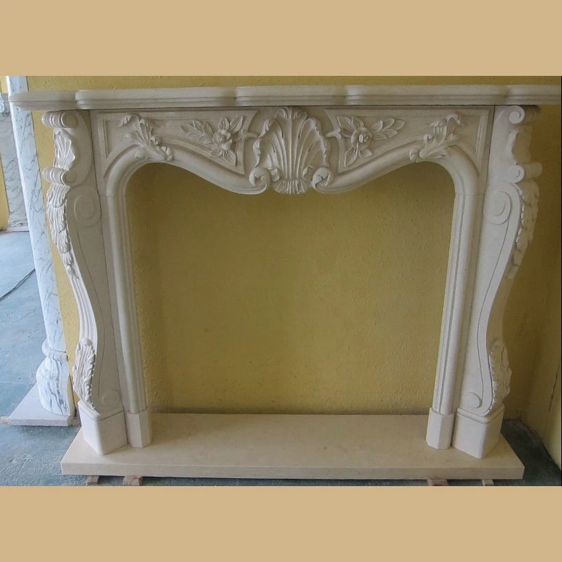 Custom Designed&#160; Marble Fireplace Mantels