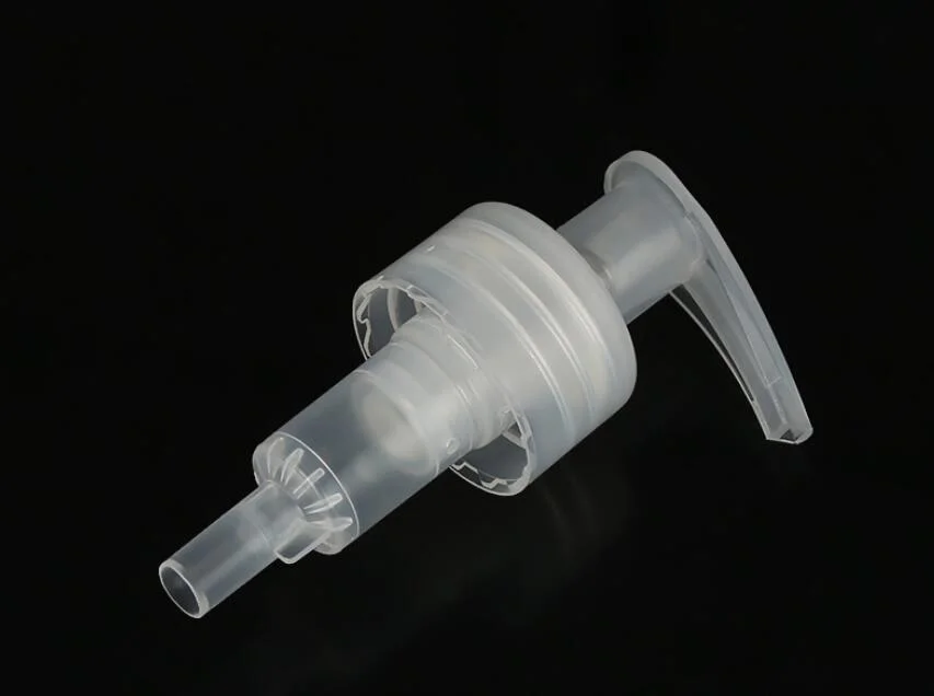 28/410 Smooth Transparent Plastic Lotion Pump for Disinfectant Liquid Bath Cream