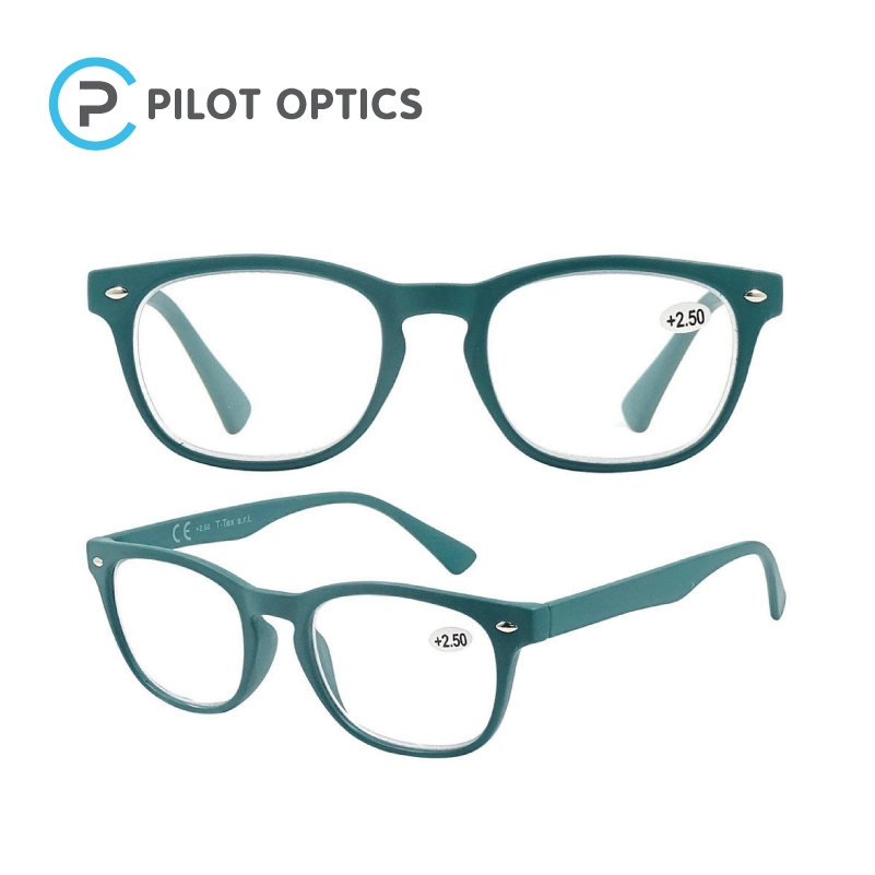 Pilot Optics 2023 Eco Friendly Classic Rectangle Customization Reading Glasses