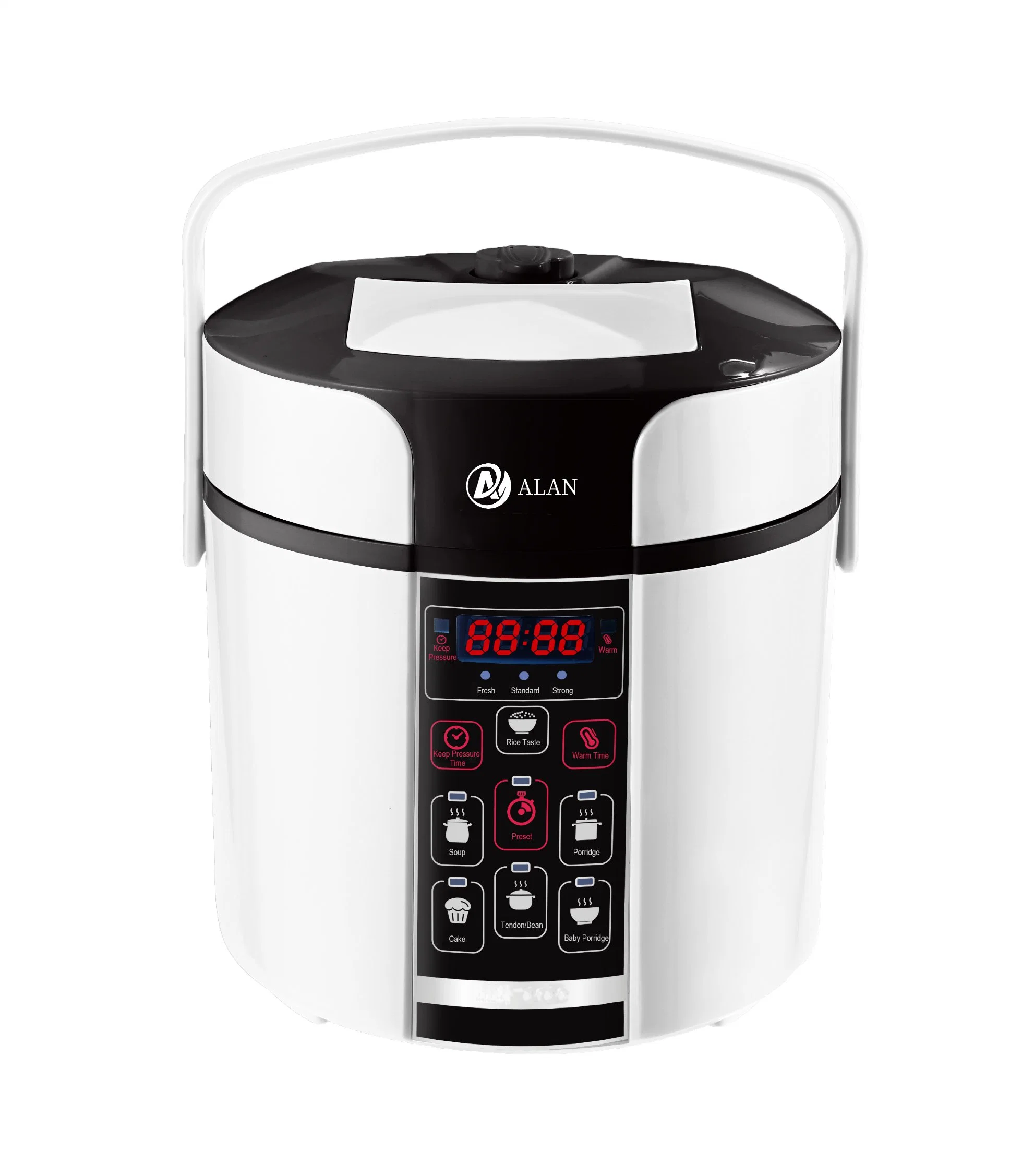 1.6L ABS Body 1-2 People Use Portable Plastic Electric Pressure Cooker Microcomputer Rice Cookers with Handle