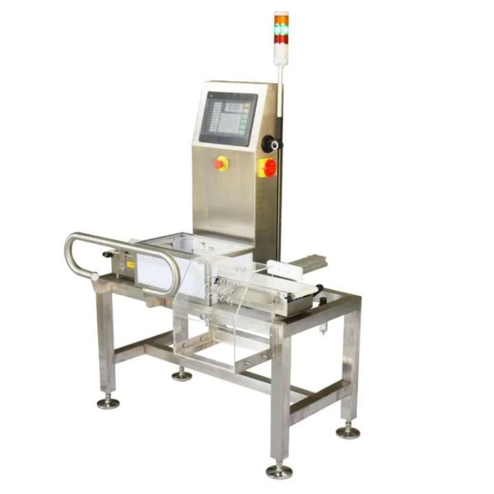 Bottle Check Weigher with Rejection System and Tray