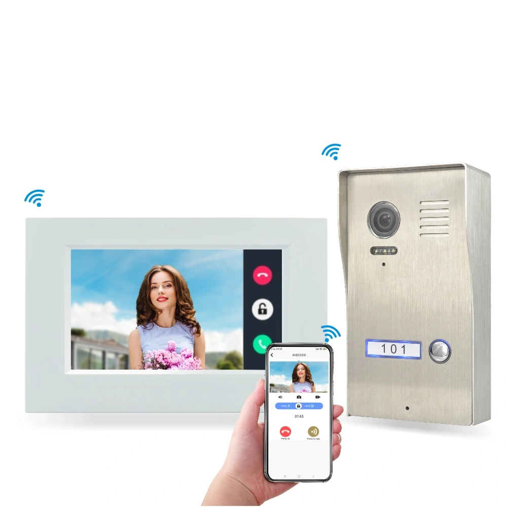 IP WiFi HD Touchscreen Intercom System Smart Video Doorphone