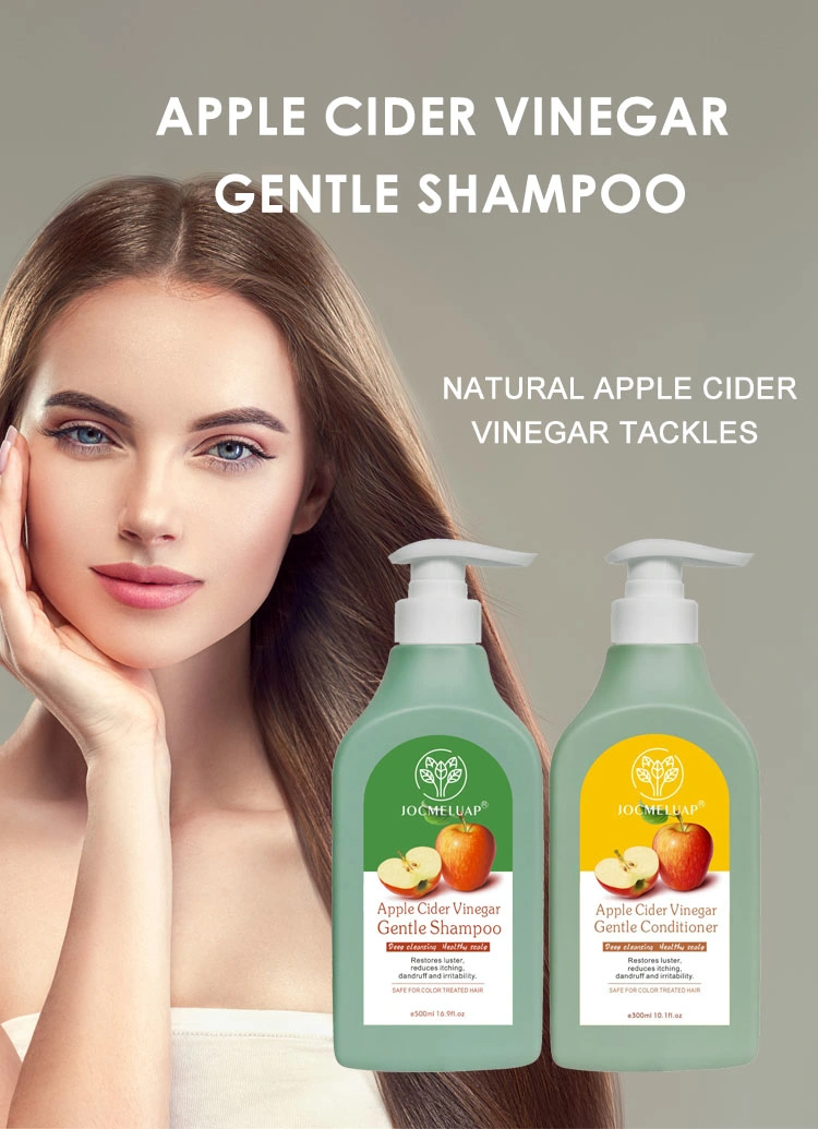 Shampooing au vinaigre de cidre de pomme nettoyant en profondeur