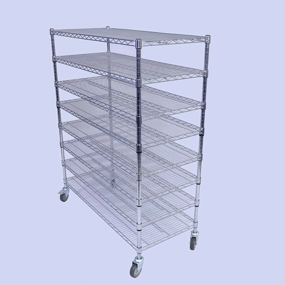 Heavy Duty 1200lbs Adjustable Metal Steel Wire Storage Rack