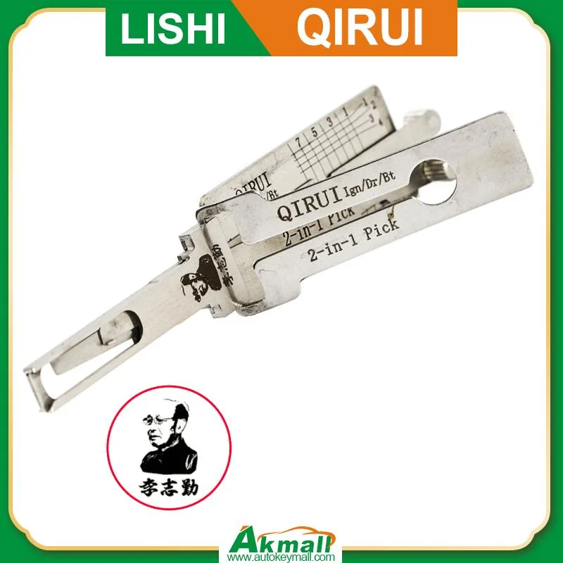 Original Lishi Qirui Ign/Dr/Bt 2-in-1 Auto Lock Pick & Decoder