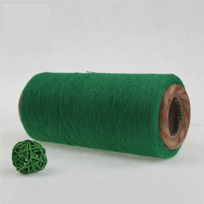 Зеленый пряжи для принятия решений диван тканого одеяло Ne 6/8/10 регенерировать хлопка смешанной пряжи для одеяла