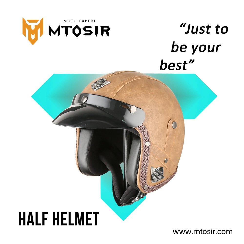 Motorcycle Half Helmet High Quality Motorcycle Accessory Scooter Helmet Mtosir