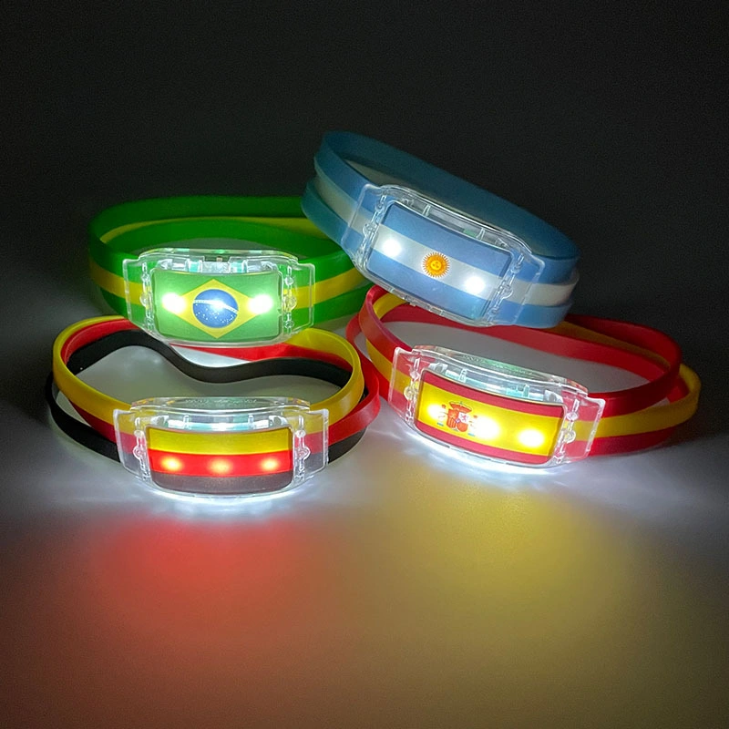 Bracelet LED bracelets de Counrty Flags LED