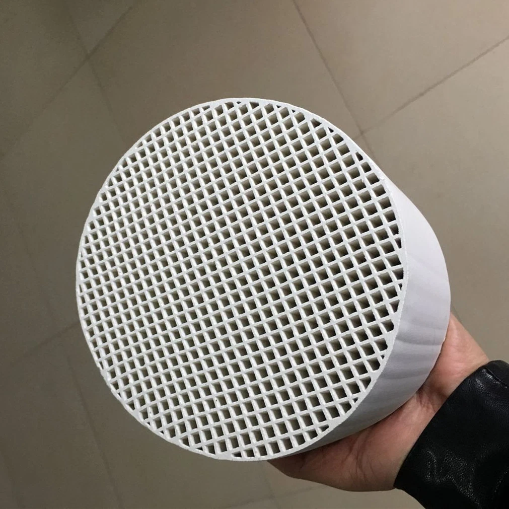 High Temperature Hexagon Holes Cordierite Honeycomb Ceramic Heat Exchanger Monolith Blocks for Air Condition System