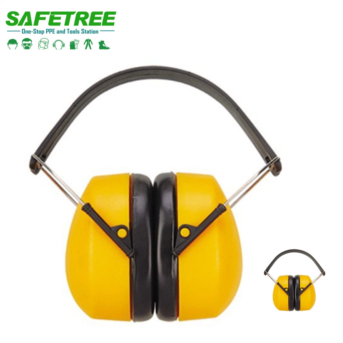 Safetree CE En352 Noise Reduction Hearing Protection Foldable Safety Ear Muff Protect