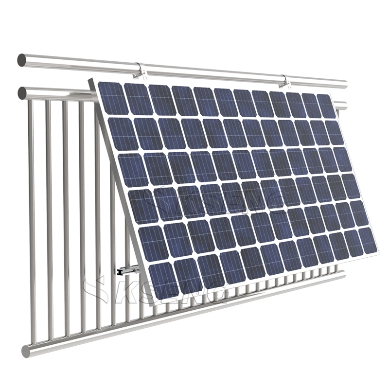 Fácil Kit solar Solar ajustable Sistema de estanterías de pared Pared de montaje PV de inclinación del panel solar Soporte de pared