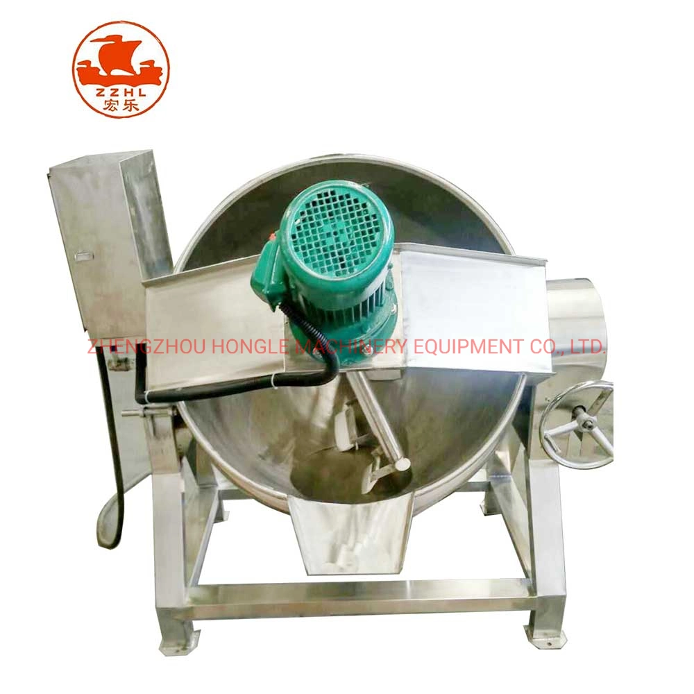 Electric Commercial Steam Chocolate Oil Jacketed Kettle Cooking Pot with Agitator