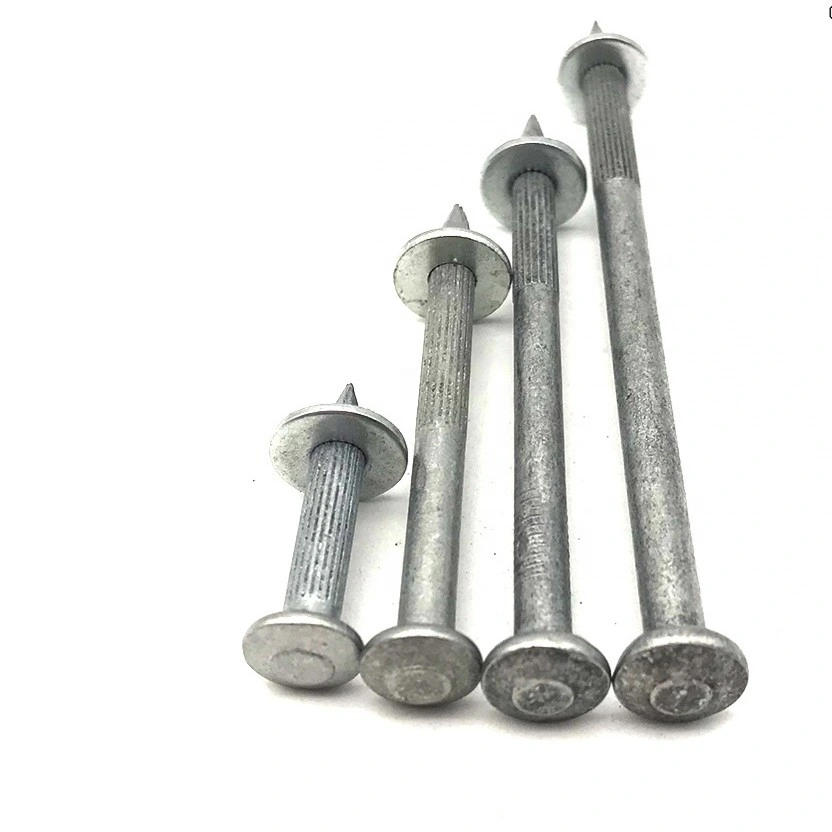 Buen Precio #60 Acero mecánico galvanizado 5.0x100mm clavos de tiro a. Rusia