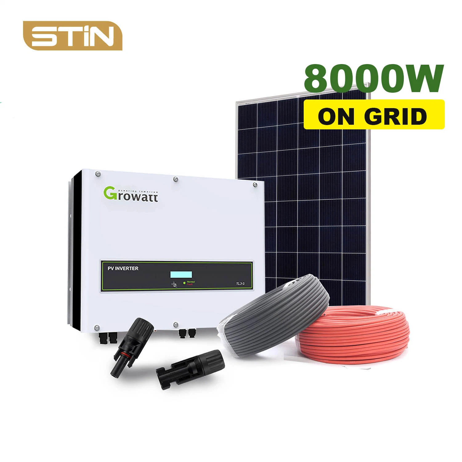 Energia doméstica 8 kw vento e sistema de Energia Solar com Solar E inversor híbrido Wind