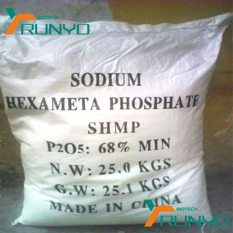 Top Quality Reasonable Price Water Treatment Industrial Grade SHMP/ Sodium Hexametaphosphate 68%Min for Expansion Agent CAS 10124-56-8