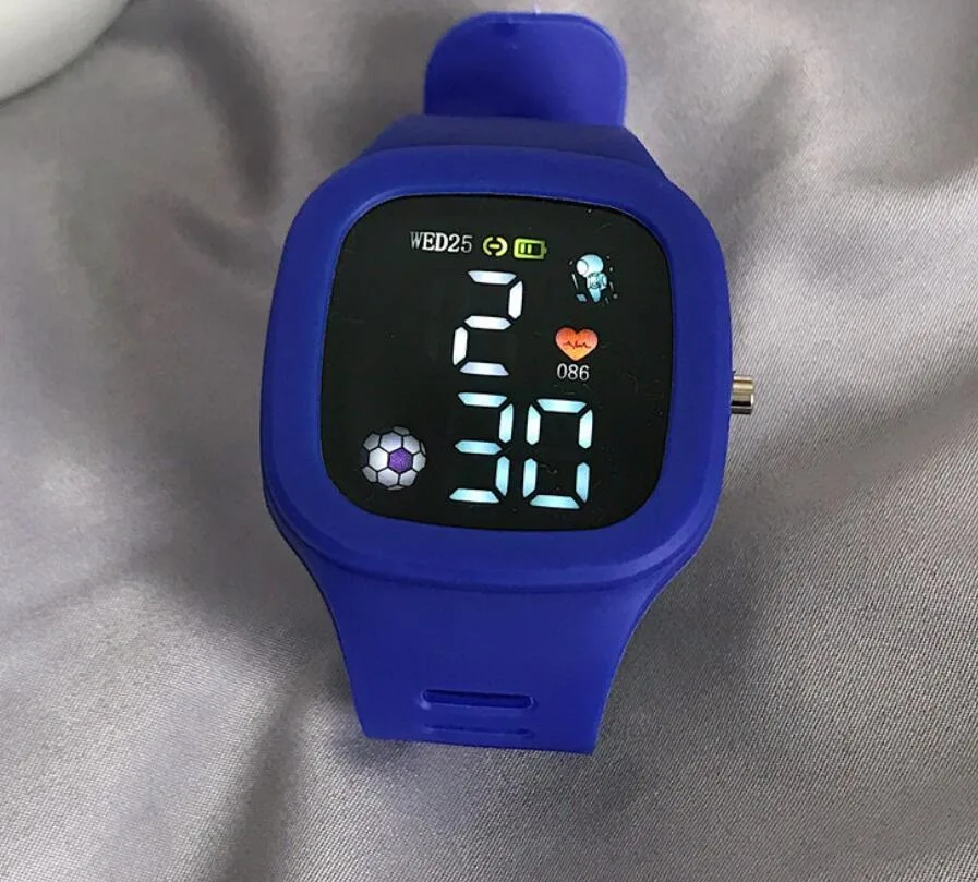 Hot Sell Plastic Watch Student Children Toys Electronic Silicone Watch