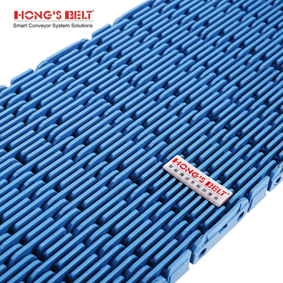 Fabricants de tapis transporteurs en plastique modulaire à tapis modulaire Hongsbelt