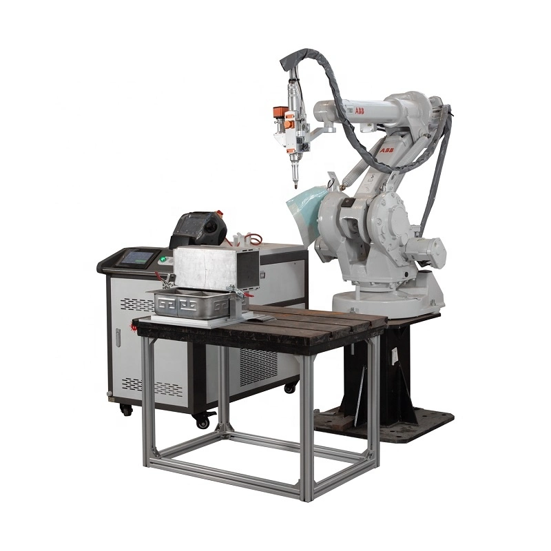 El brazo de robot industrial CNC automática de equipos de soldadora láser de fibra 1000W 2000W 3000W