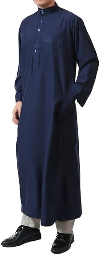 Positive Costume Middle East Jubba Thobe Dubai Islamic Clothingmen Muslim Bamboo Robes