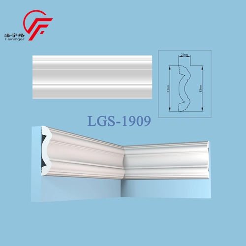 Waterproof Formaldehyde-Free PS Polystyrene Plastic Foam Crown Moulding Cornice for Ceiling Mouldings