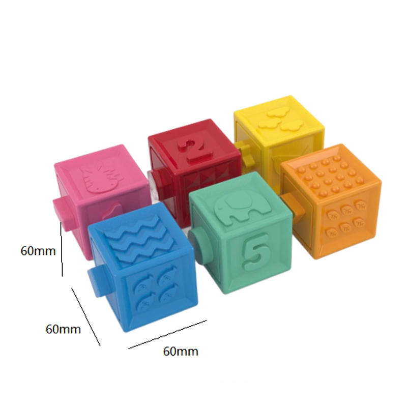 Soft Silicone Building Blocks Set