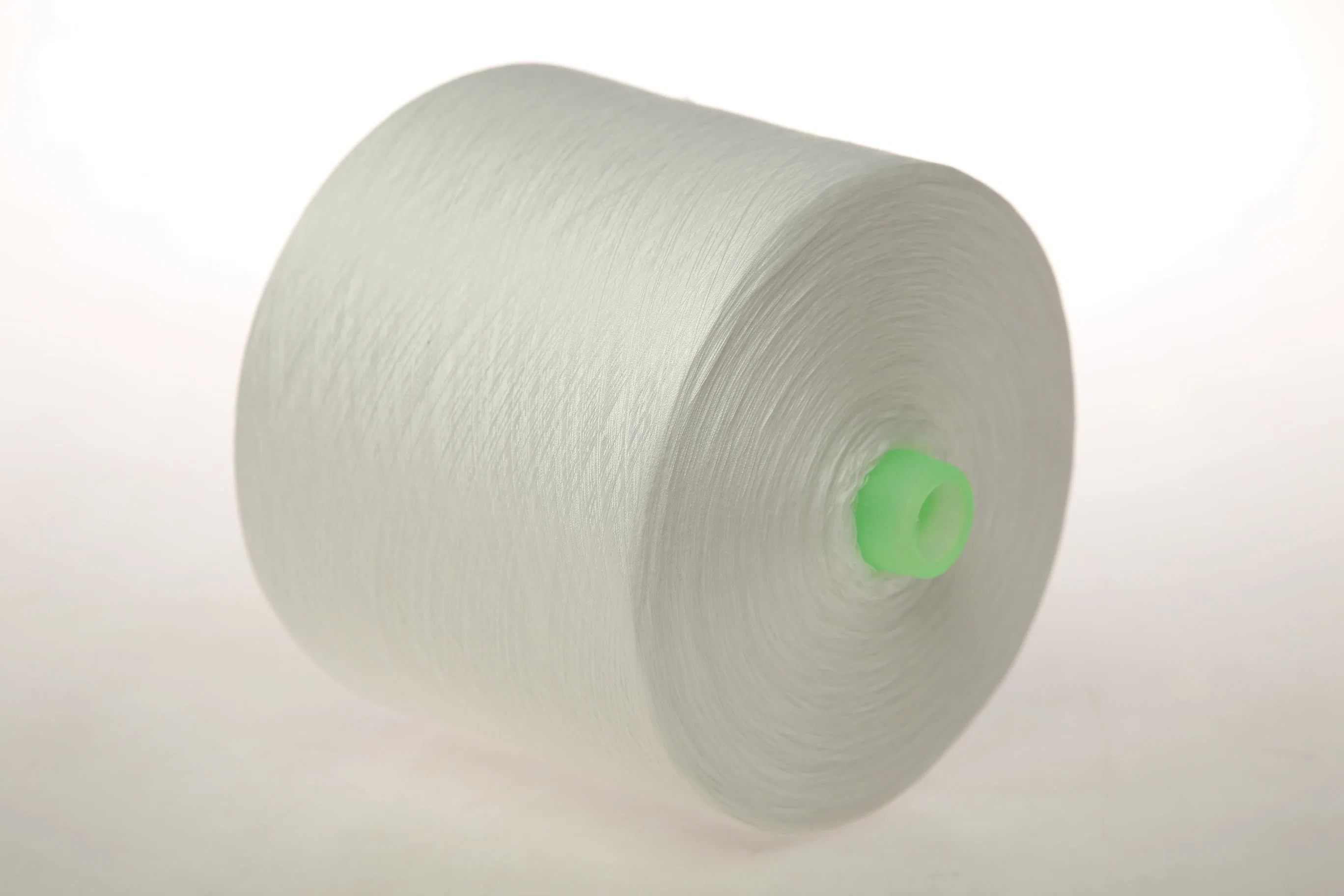 Raw White Polyester Spun Yarn 20s/2 20s/3 20s/4 20s/6 20s/9 30s/2 30s/3 40s/2 40s/3 42s/2 50s/2 50s/3 52s/2 60s/2 60s/3 for Jeans Cloth Sewing Thread Dope Dyed