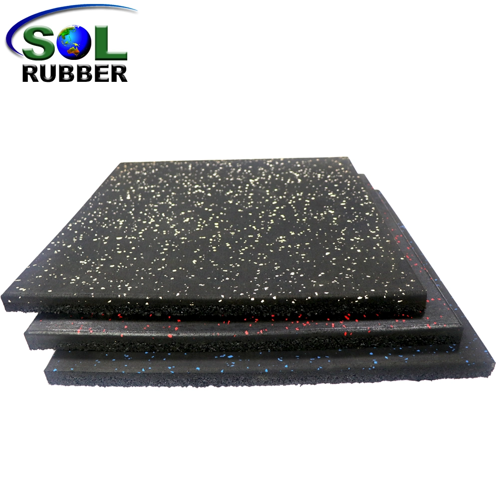 Sol Durable Gym Product Piso De Caucho Antideslizante Rubber Sport Floor Mat