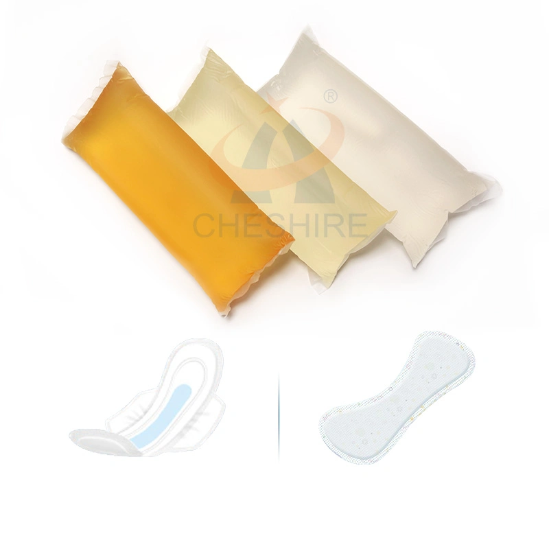 Metable Easy Melt Kissenpaket Entsorgung Feminine Dame Frau Weiblich Sanitär Serviette Panty Liner Pad Druckempfindliche Hotmelt Kleber Klebstoff Pshma