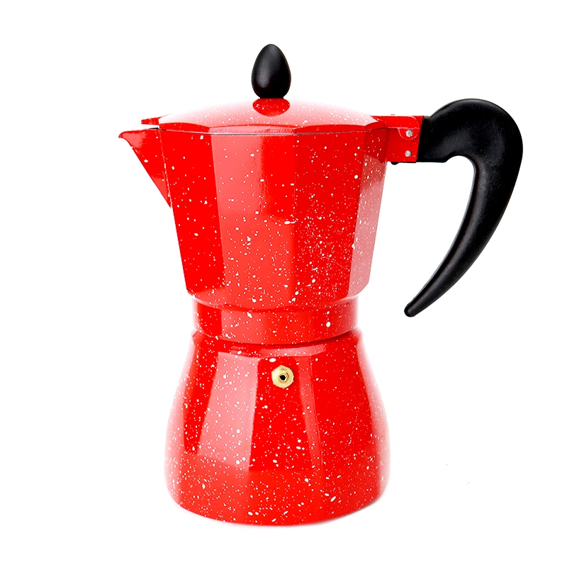 Venda a quente profissional de Alta Qualidade Cores Personalizadas Espresso Moka Pot Café