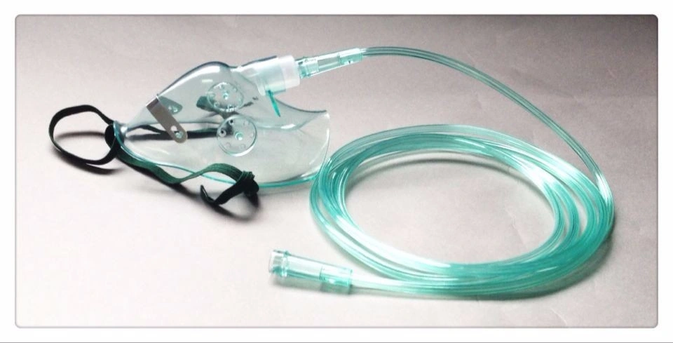 La respiración Máscara completa para el sueño de un solo uso médicos Medical nebulizador transparente de PVC de máscara de oxígeno