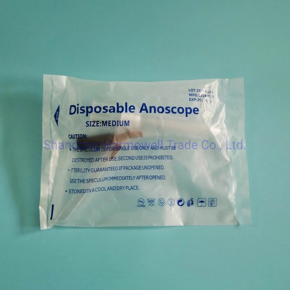 Venta caliente Anoscopes médicos desechables de buena calidad de fuente de luz con solo utilizar los instrumentos quirúrgicos Proctoscopes