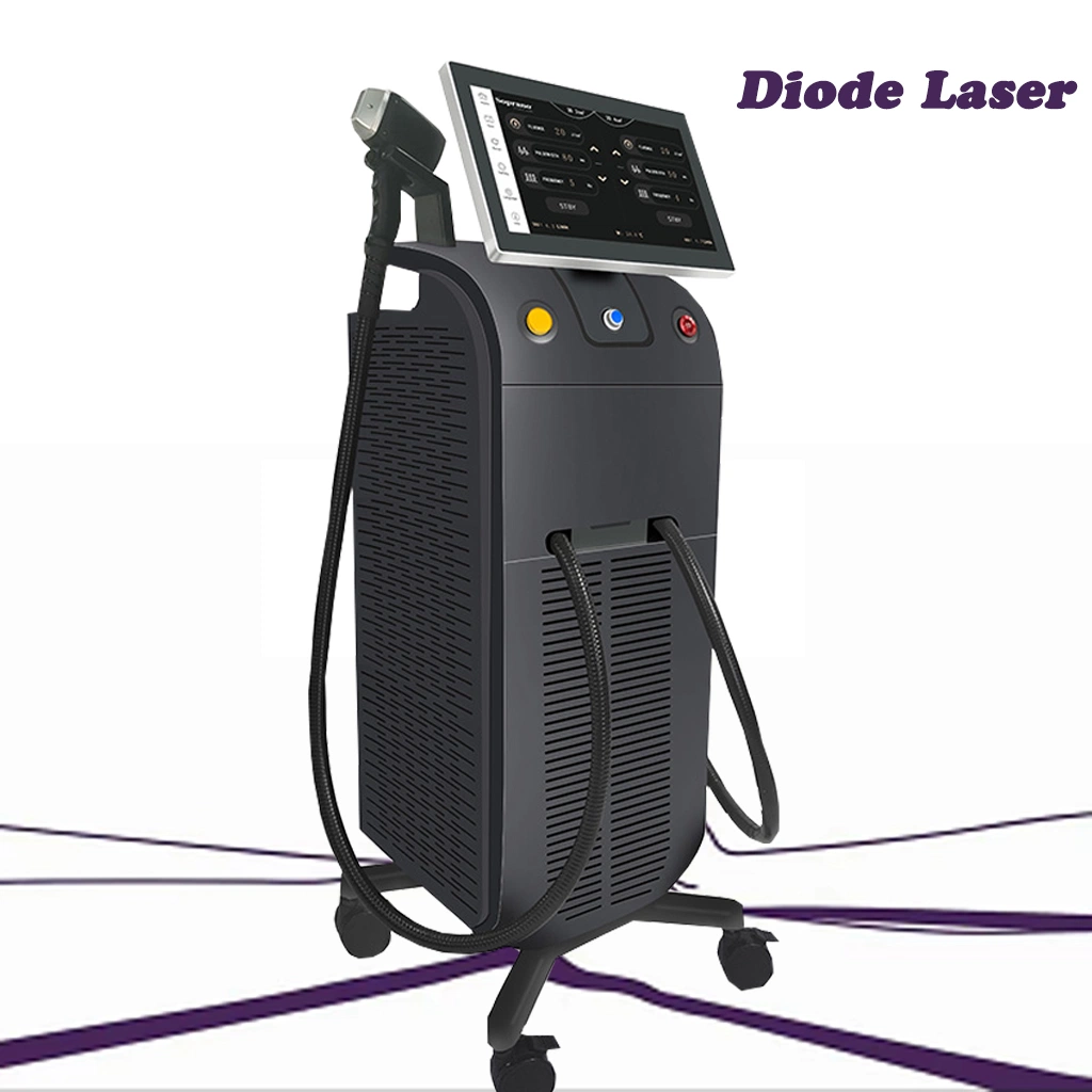 Equipamento de salão de beleza punho duplo 808 Díodo laser