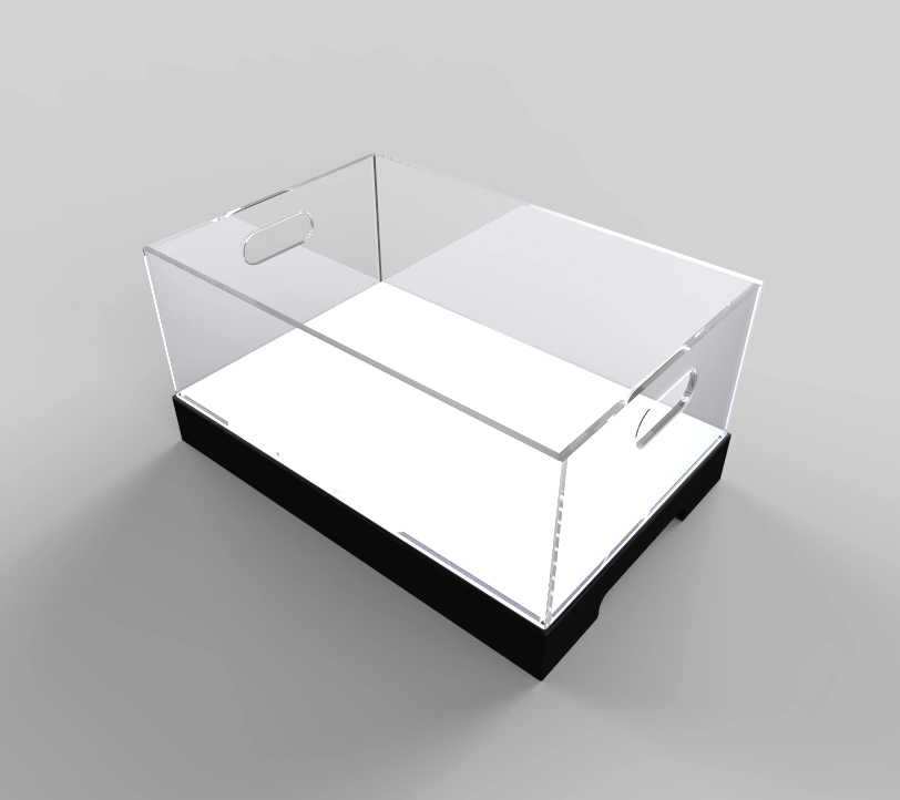 Customize Magnetic Clear Acrylic Art Display Box with Lid